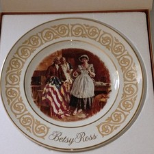 Avon Betsy Ross Collector Plate 1973 James S Avati Wedgwood England picture
