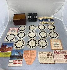 Sawyers View Master Bakelite with Instructions, 12 Reels & Advertisements picture
