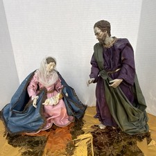 Vintage1989 Possible Dreams Clothique Nativity Holy Family Mary Joseph Jesus picture