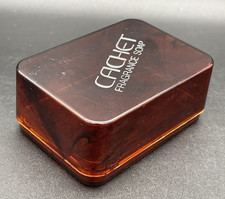 VTG 70s Prince Matchabelli Cachet Fragrance Soap Case Faux Tortoiseshell EMPTY picture