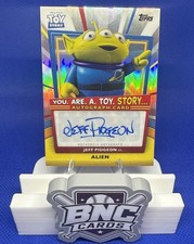 2025 Topps 30 Years Of Toy Story Jeff Pidgeon As Alien SP Refractor Auto picture