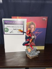 Iron Studios Captain Marvel Statue Art Scale 1/10 SIGNED by Gerry Conway picture