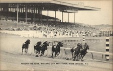 Mays Landing NJ New Jersey Atlantic City Race Track c1930-40s Vintage Postcard picture