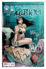 Fathom #1 Heroes Haven Exclusive VAR CVR 4X Signed w/COA  Ltd.750  (2013) Aspen picture