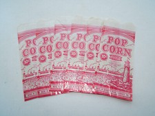 Lot of 6 Vintage Coca Cola Popcorn Bags Made in Hershey, PA  picture