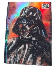 2021 Topps Chrome Star Wars Galaxy REFRACTOR DARTH VADER #9 picture