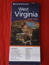 State Map of West Virginia, Easy To Read, by Rand McNally 2008 picture