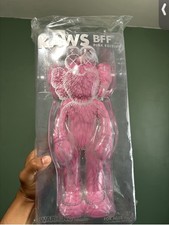 KAWS BFF Pink Edition Art Toy Figure Plastic Pink/White Original Unopened picture