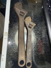 2 Vintage J.P. Danielson 8”/10”BET'R-GRIP Adjustable Wrench 12 PT USA picture