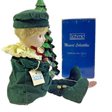 Vintage Schmid Musical Motion Doll Wind Up Music Box Plays Make Someone Happy picture