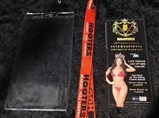 Hooters 2016 20th Anny Swimsuit Pageant Las Vegas Commemorative Ticket Lanyard picture
