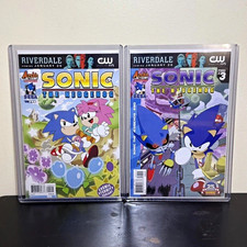 Sonic The Hedgehog #290 Archie Comics Genesis Of A Hero FINAL ISSUE COVER A & B picture