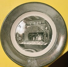 Colonial Homestead 11 1/2” PLATE by Royal China USA picture