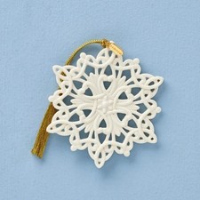 LENOX 2026 Annual SNOW FANTASIES Snowflake Christmas Ornament NEW 898588 picture