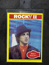 SYLVESTOR STALLONE 1979 Topps Rocky II #1 