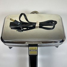 Vintage Pizzelle Chef Vitantonio 300 Stainless Iron Cookie Maker 800 Watts picture