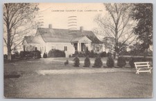 Cambridge Country Club MD #1 Tee C1939 DB Postcard AK25 picture