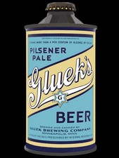 Gluek Brewing Beer of Minneapolis Conetop Theme New Metal Sign: 12x16 Ships Free picture