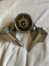 Vintage 1950s-1960s Automobile Parts: 1954 Clock And Rocket Ornaments picture