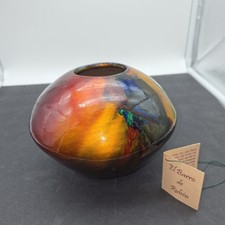 Flambe Veined Vase Multicolor 7