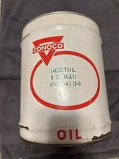 Early 1960s Conoco Hydraulic Oil 5gal Oil Can picture