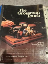 Norman Rockwell Lladro Vintage Print Ad David Grossman Designs Truck Man Dog picture