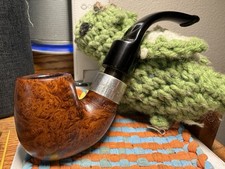 RARE 1979 Peterson's Deluxe 11S Pipe w/ Sterling Silver Band 6mm (German Market) picture
