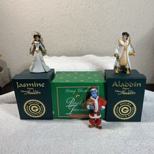 Disney Grolier President's Edition Ornament Jasmine Aladdin & Genie Porcelain picture