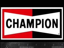 CHAMPION - Original Vintage 1970’s 80’s Racing Decal/Sticker - 7 inch size picture