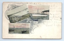 SS EMPRESS OF JAPAN Vancouver Canada Multi-View Postcard Posted 1905 picture