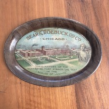 Antique Early 1900s Sears Roebuck Advertising Tip Tray –  picture
