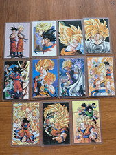 Vintage Dragon Ball Z Japanese Card Lot (11 Cards) Son Goku Movic/Toei picture