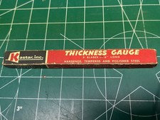 MACHINIST Kastar Thickness Gage 9 Blades 6