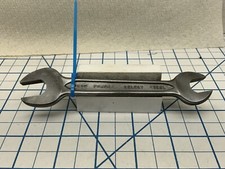INDESTRO Open End Wrench, Model Likely 725, Sizes 9/16” X 1/2”, USA Made   Blue picture
