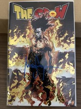 THE CROW #1 SIGNED MICO SUAYAN “CROWKU” SPOT FOIL FANEXPO DALLAS LTD 113/200 picture