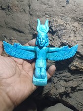 Rare Ancient Egyptian Isis Statue Pharaonic Goddess of Magic Unique Antique BC picture