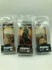 FiGPiN Star Wars The Mandalorian Set -3 total The Mandalorian & The Child Grogu picture