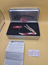 Rare 2013 Case xx Red Fishing Knife Set With Fishing Lure NIT  picture