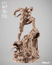 Deadpool Zombie Bust  Resin Sculpture Statue Model Kit Unpainted/Unassembled picture
