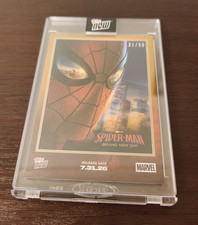 2026 Topps Now Marvel Spiderman: Brand New Day Gold Foil Parallel #31/50 Encased picture