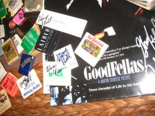 HENRY HILL GOODFELLA 3 SIGNED VINTAGE MATCHES FROM OUR FAVORITE RESTURANTS picture