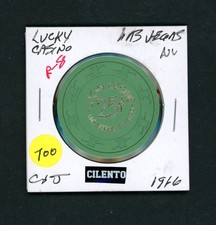 XRARE $.25 Lucky Casino  Las Vegas, Nevada Casino Chip picture