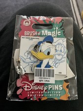 DISNEY BRUSH OF MAGIC DONALD DUCK PIN LE 3750 - IN HAND 2026 picture