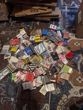 Vintage Restaurant Grocery Matchbook Lot Retro Cafe Diner Advertising Sleeved picture