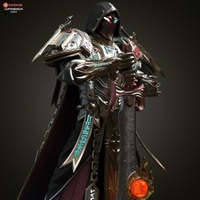 1:8 Paladin World of Warcraft Fan Art UNPAINTED High Quality Garage Kit picture