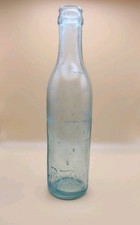 Early Crown Top Pepsi Cola Norfolk,Va Embossed Soda Bottle Icey Blue picture