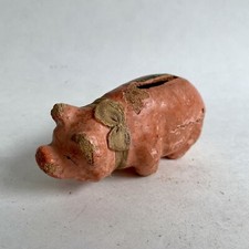 Vintage Pig Tiny Small Piggy Bank picture