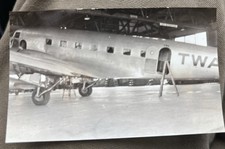 Early Commercial Airliner TWA DC-2 1930’s Photograph From Album picture
