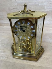Kundo Torsion Pendulum Anniversary Clock 9 in Tall Glass 1999 - WORKS picture