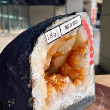 7.16LB Natural citrine cave quartz cluster crystal sample picture